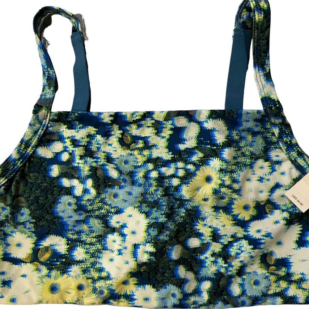 Floral Blue Women's Top